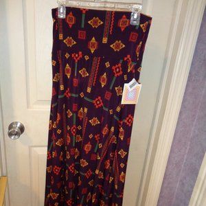 LuLaRoe maxi skirt size small new with tags great fall colors